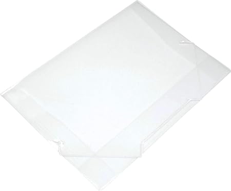 Pasta Plástica Aba Elástica 335X235mm Cristal Polibras - Ref. 160217