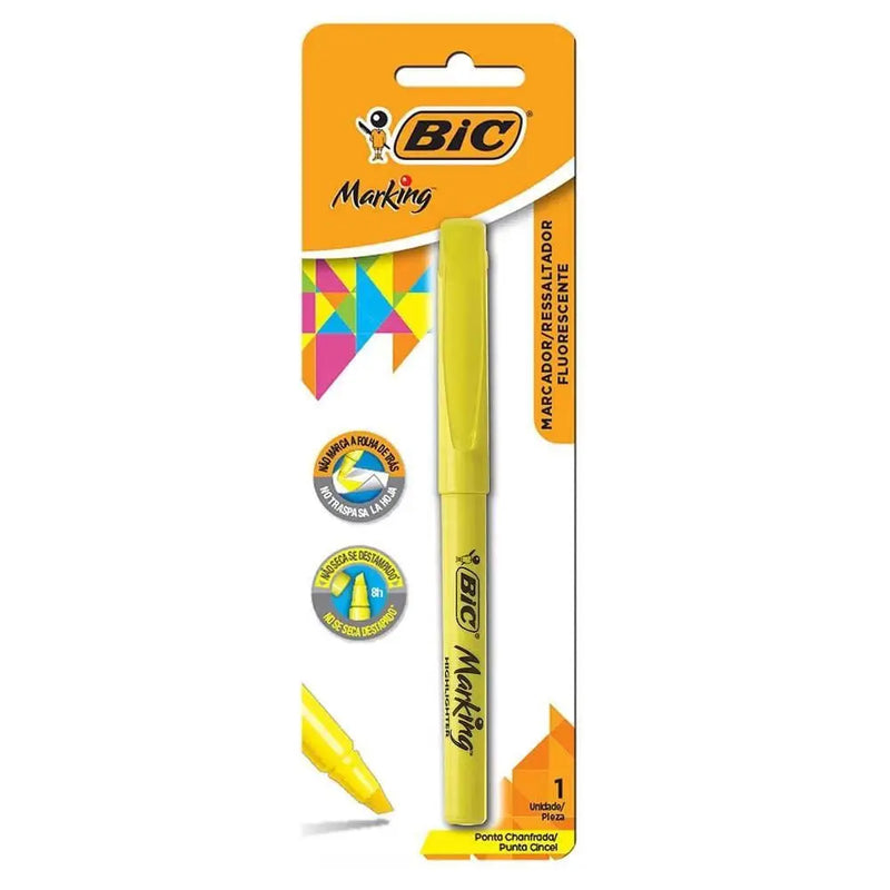 Marca Texto Amarelo Fluorescente Bic - Ref. 9308895