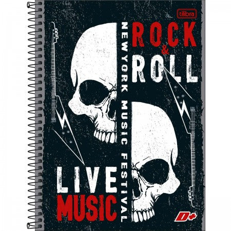 Tilibra D+ Hardcover University Spiral Notebook 96FLS