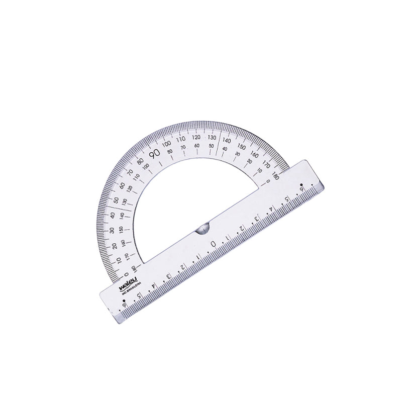 Waleu 180 Degree Acrylic Protractor